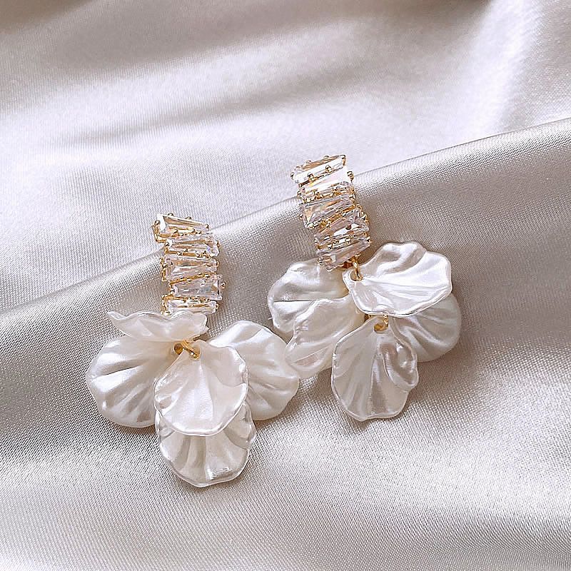 Boucles d'oreilles européennes de luxe de Shell