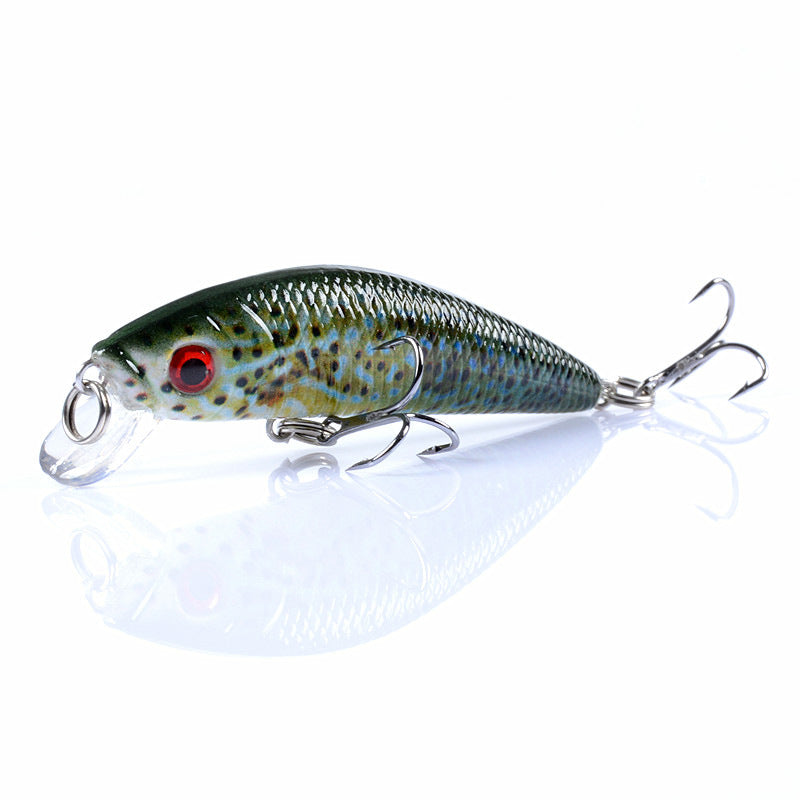 Micro-objet 4.5CM Lent bruit en plastique faux bait basse et mandarin poisson dur
