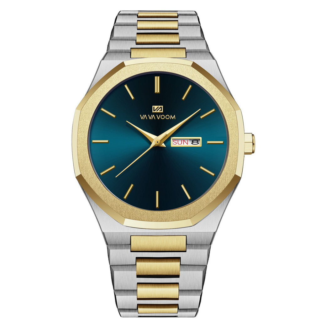 Montre homme en acier casual Business-Chain