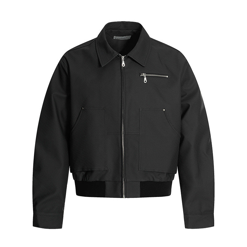 Retro Lavé Détresse en Cuir Loose-Fit Casual All-Match Jacket Top