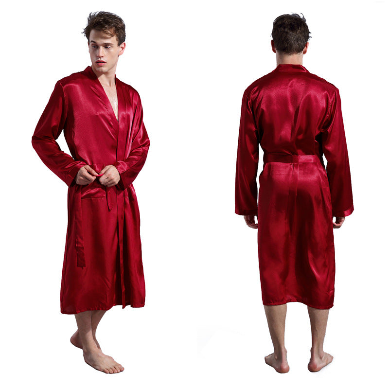 Mode homme Robe de couleur solide mince