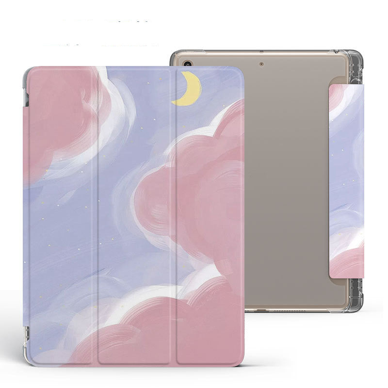 Littérature et table simple d'art avec étui de protection stylo