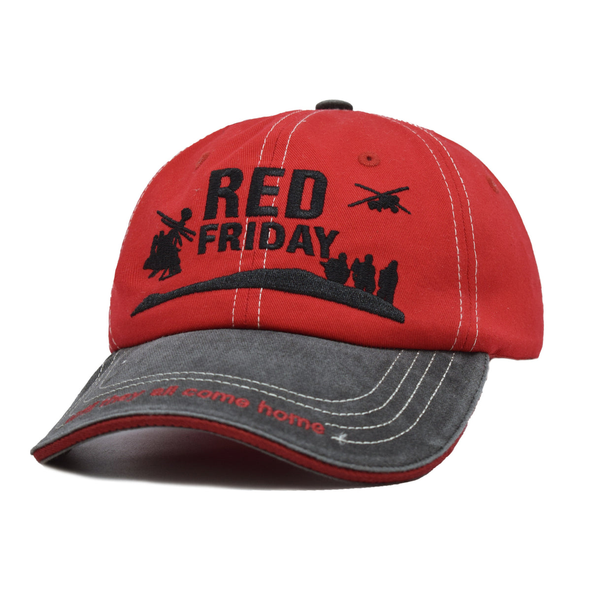 Embroidered cotton baseball cap