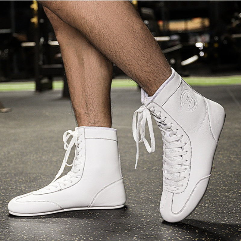 Chaussure de boxe professionnelle Homme Chaussures de lutte professionnelle Entraînement intérieur