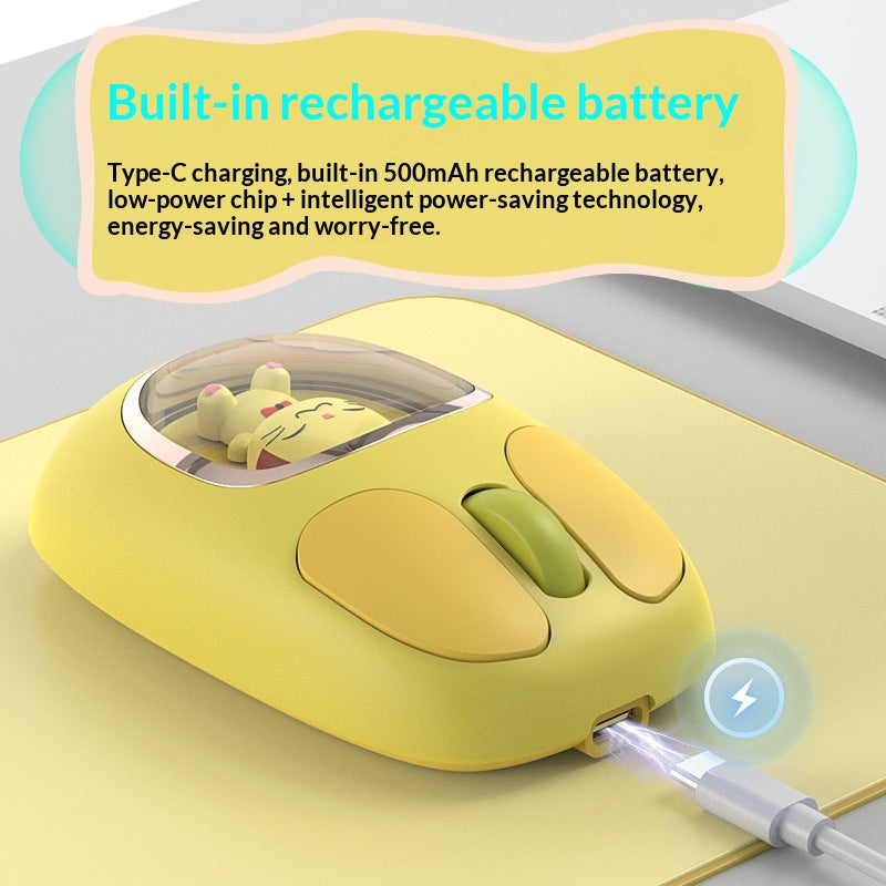 M94 Silent Bureau sans fil Bluetooth Mute Mouse triple-mode