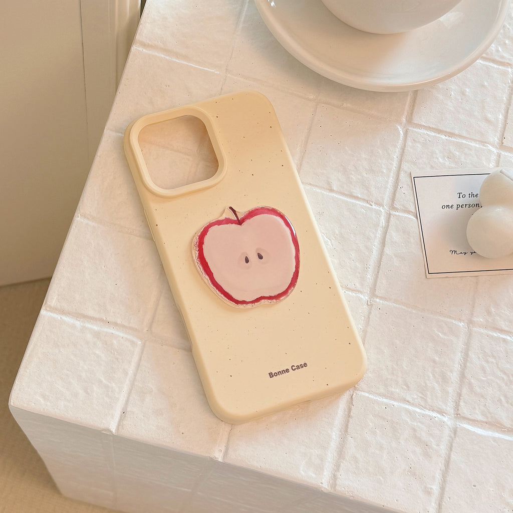 Étui de téléphone à fruits en trois dimensions Silicone Niche
