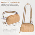Viva Terry Women's Quilted Waist Pack Small Puffy Sports Bag Bracelet réglable idéal pour Ru