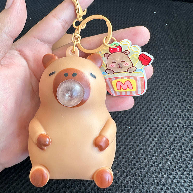Pendentif de porte-clés Creative Capybara