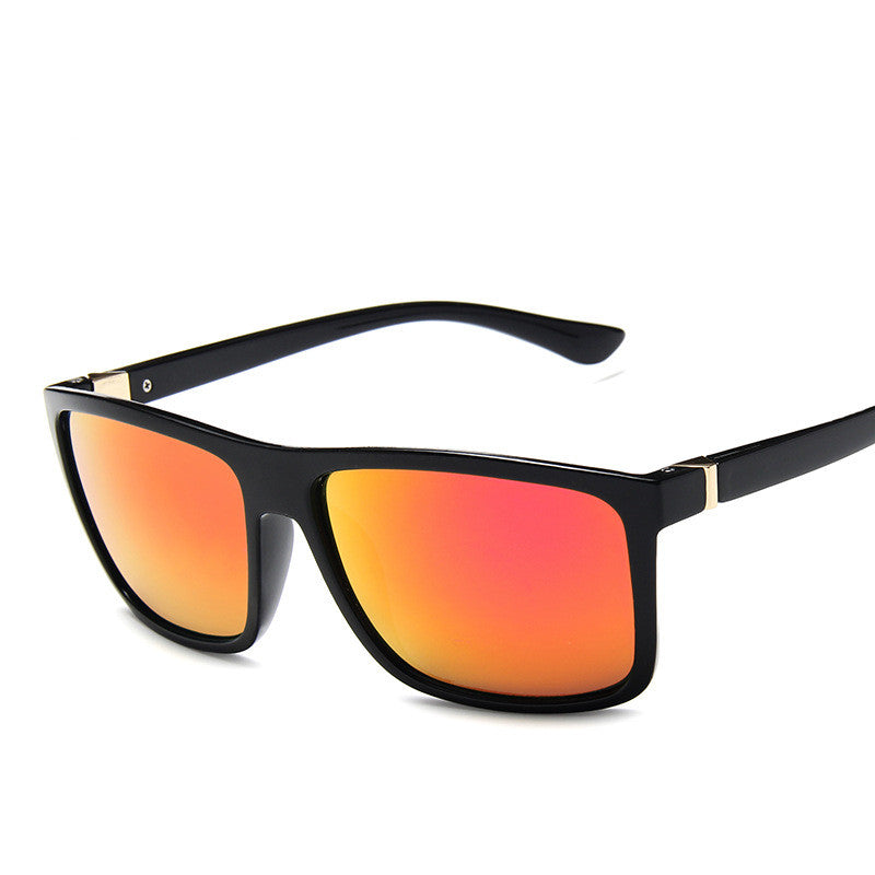 Lunettes de soleil carrées pour hommes de style Large Frame