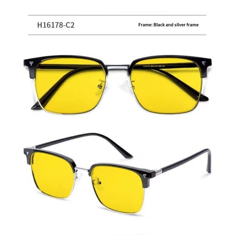 Lunettes à double usage Myopia Hommes Conduite de lunettes de vision nocturne