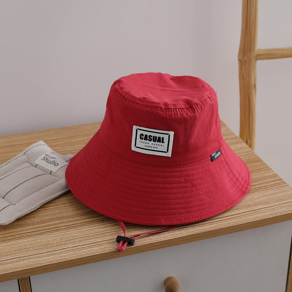 Chapeau de bateau à vent pour bébés en tissu à corde pour enfants - S