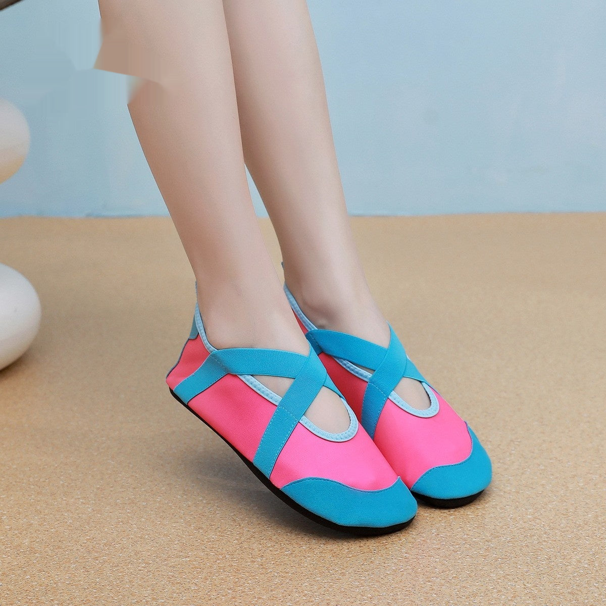 Chaussures de balançoire pour femmes Chaussures de danse de yoga non glissantes - Trek en plein air léger