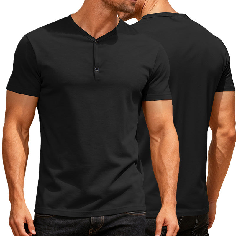 T-shirt à manches courtes Casual Sports couleur V
