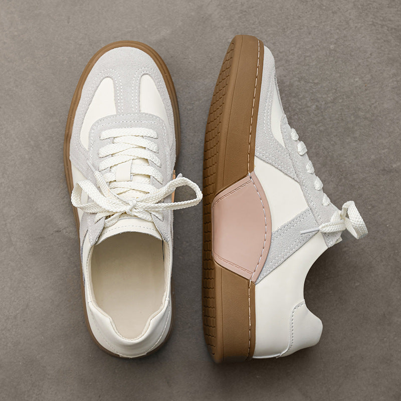 Chaussures Blanc Chaussures Allemandes de Formation Chaussures Niche Chaussures Populaires Japonais Style Hommes Chaussures
