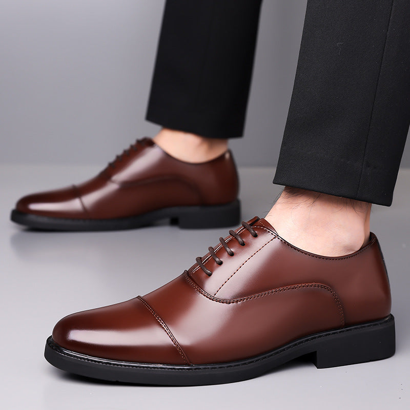 Robe d'affaires Oxford Design à trois yeux Chaussures en cuir de style britannique