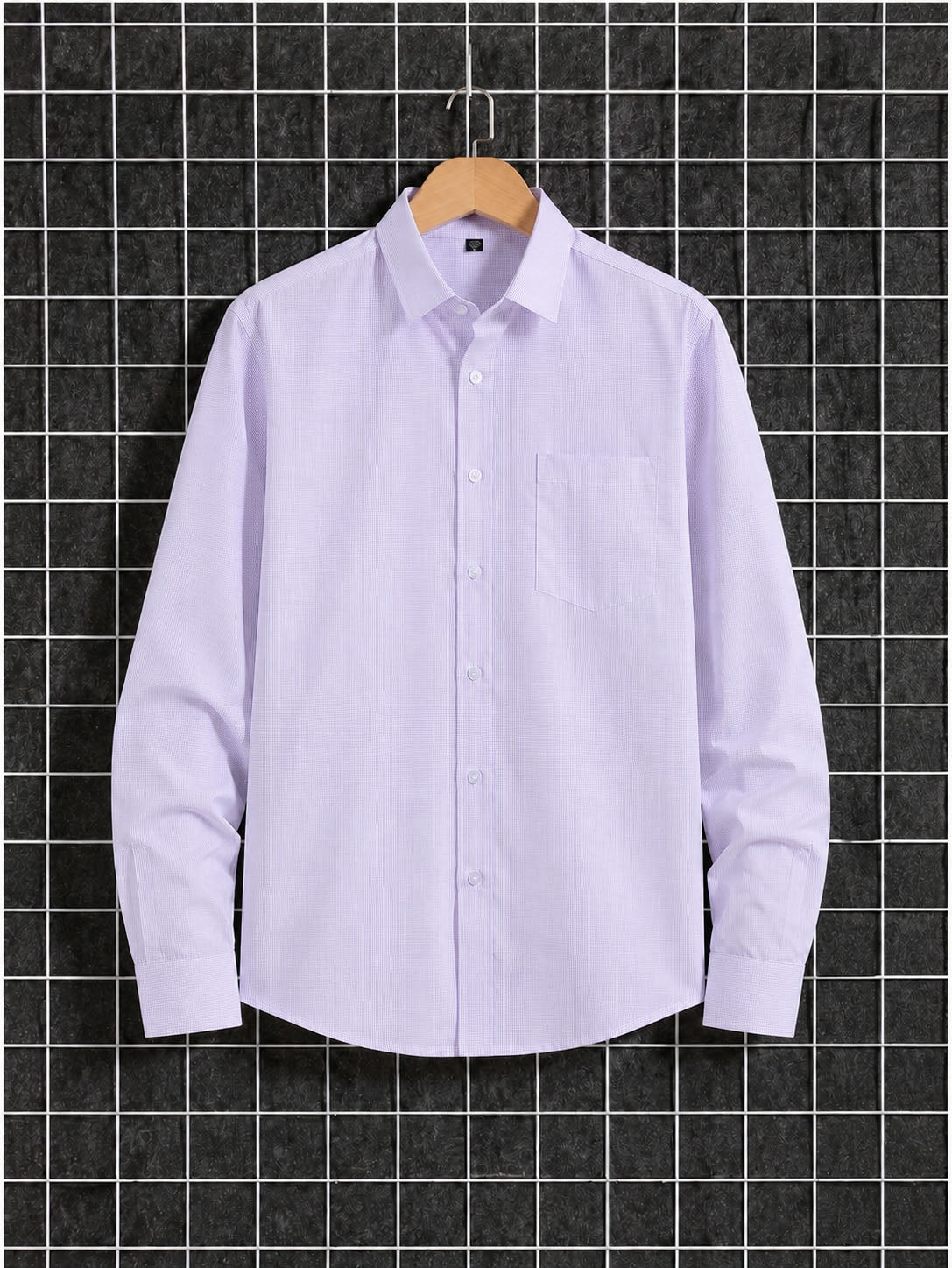 Chemise - Chemise décontractée pour homme à manches longues pleines en plein air