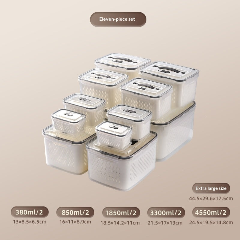 Boîte de rangement portable de qualité alimentaire avec couvercle