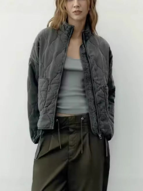 Veste de coton diamantée pour femmes arrivée