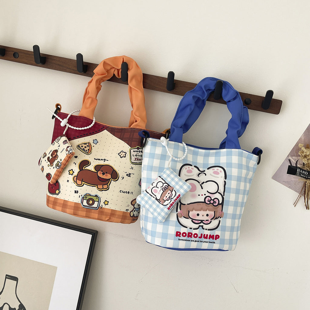 Sac en seau de dessin animé disponible dans une variété de dessins adorables