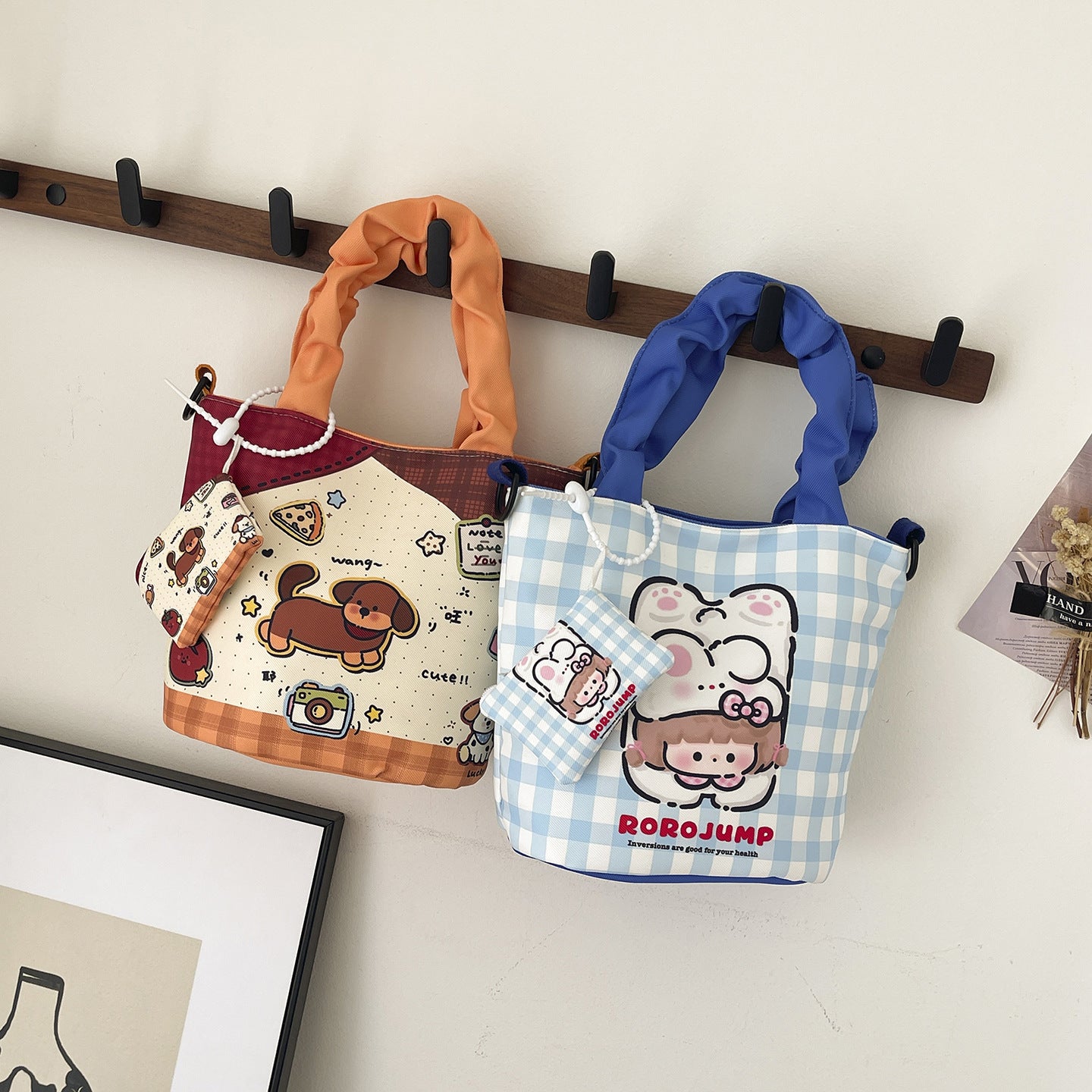 Sac en seau de dessin animé disponible dans une variété de dessins adorables