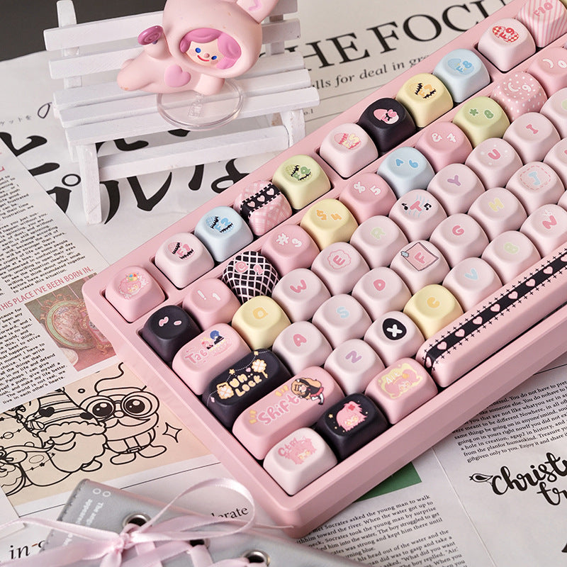 Shugo Chara Key Cap MOA Thème hautement personnalisé Sublimation à cinq faces personnalisée PBT Me