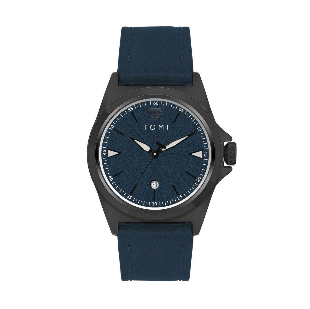 Imperméable bracelet en cuir à la mode Quartz Montre pour les étudiants