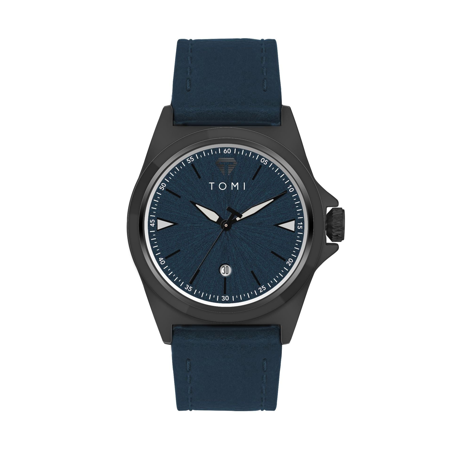 Imperméable bracelet en cuir à la mode Quartz Montre pour les étudiants