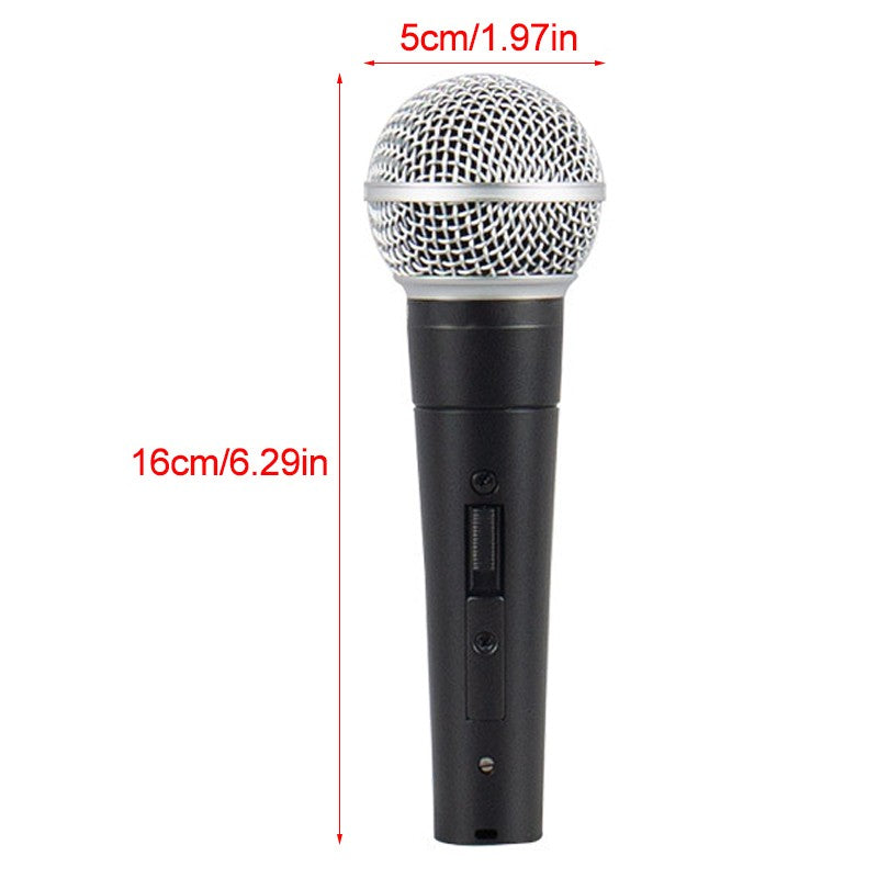 For Shure SM58 Wired Dynamic Vocal Microphone with On/Off Switch and Cable