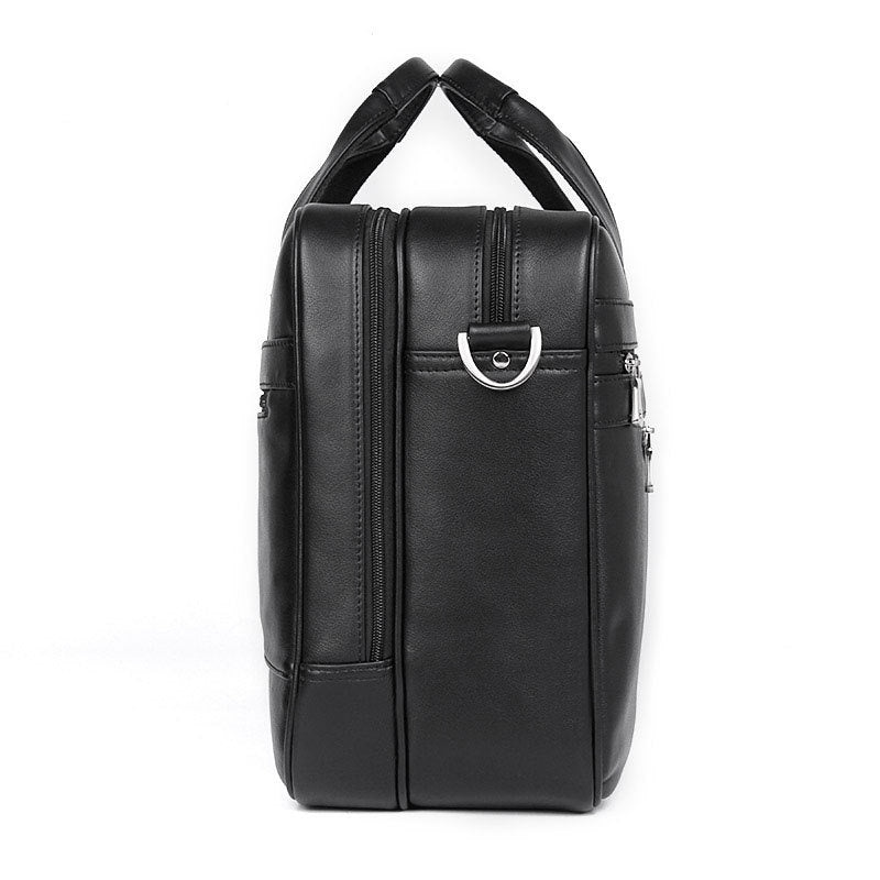 Sac à main en cuir Sac à main Napa Cuir Confortable Texture Sac en cuir véritable homme