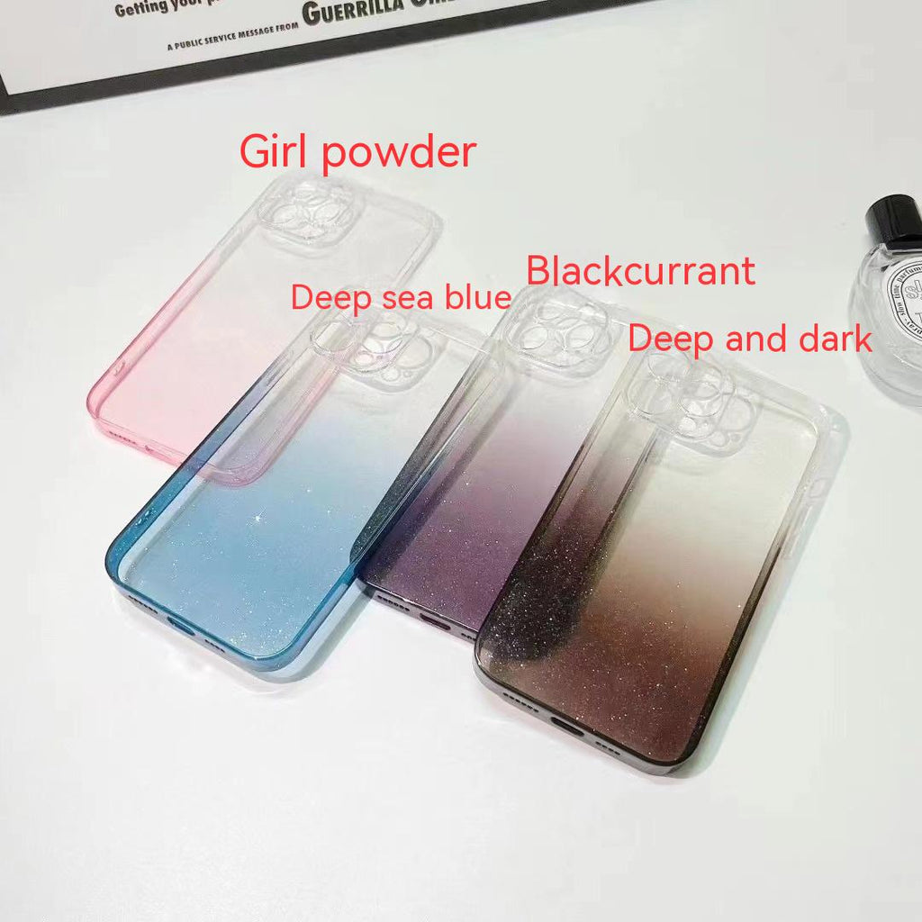 Revêtement de protection transparent en verre glitter gradué
