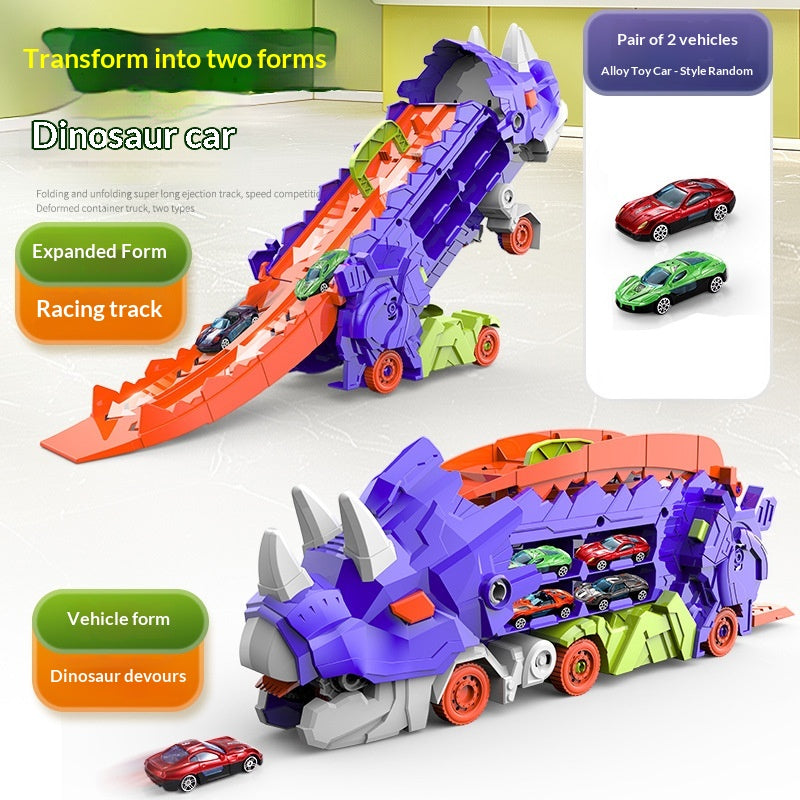 Shifting Shapes Triceratops Folding Toy Set