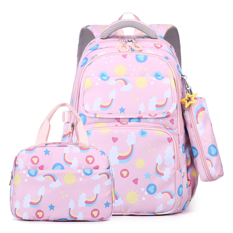 Ensemble de sacs d'école pour étudiants de grande capacité à protection arrière
