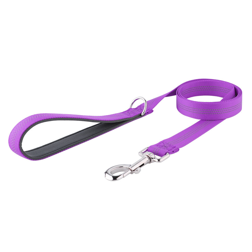 Fashionable Reflective Silk Webbing Pet laisse