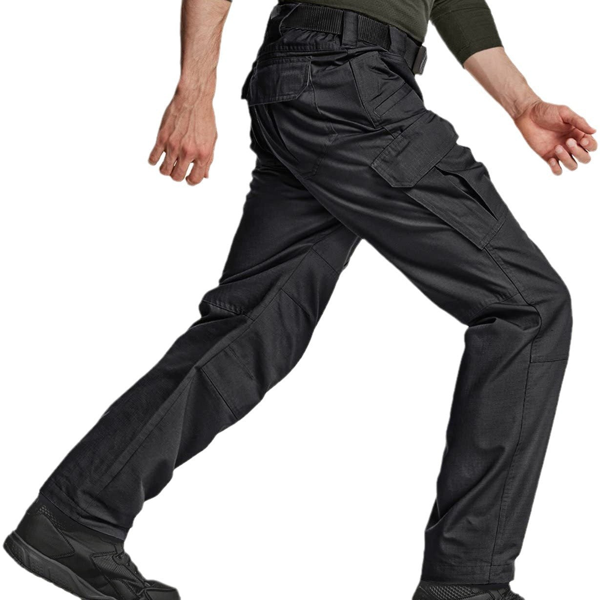 Pantalons de sport de plein air pour hommes Multi-Pocket Cyclisme de plein air Randonnée Pantalons de course occasionnels