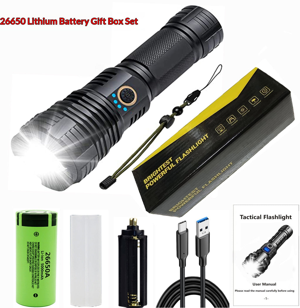 P70 Lumière forte lampe de poche alliage d'aluminium Zoom