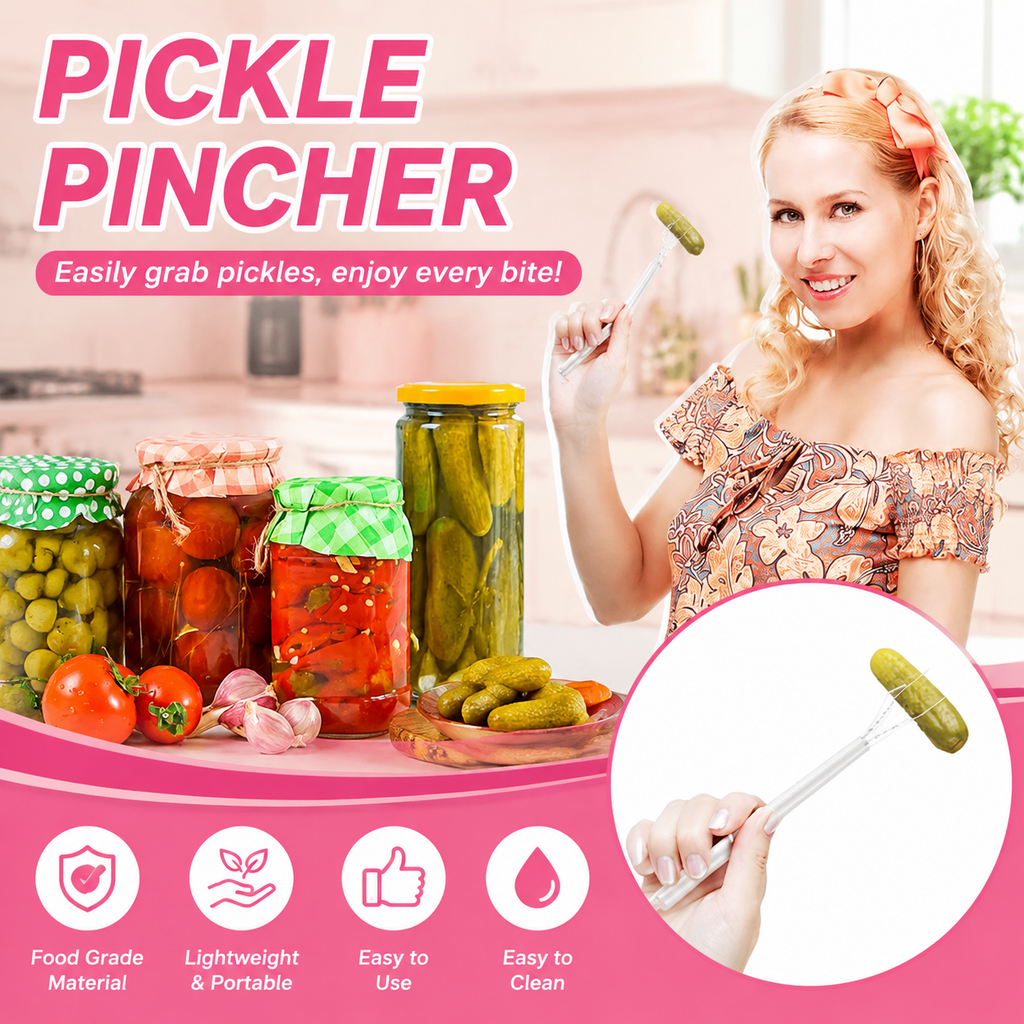 Pickle Pincher polyvalent en acier inoxydable Grabber pour les olives Cerises Cerises Multi-functio