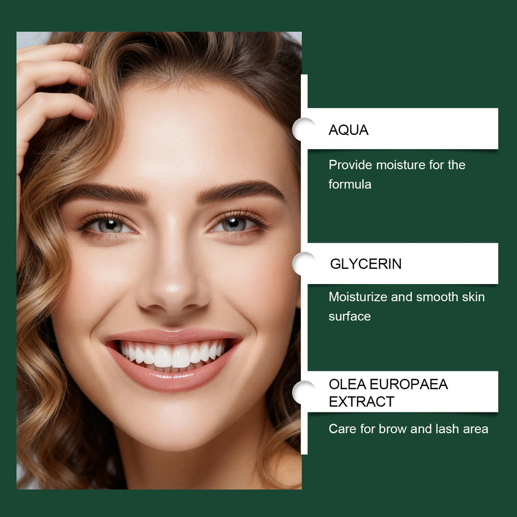 Ensemble de colorant naturel extrait des sourcils et des cils