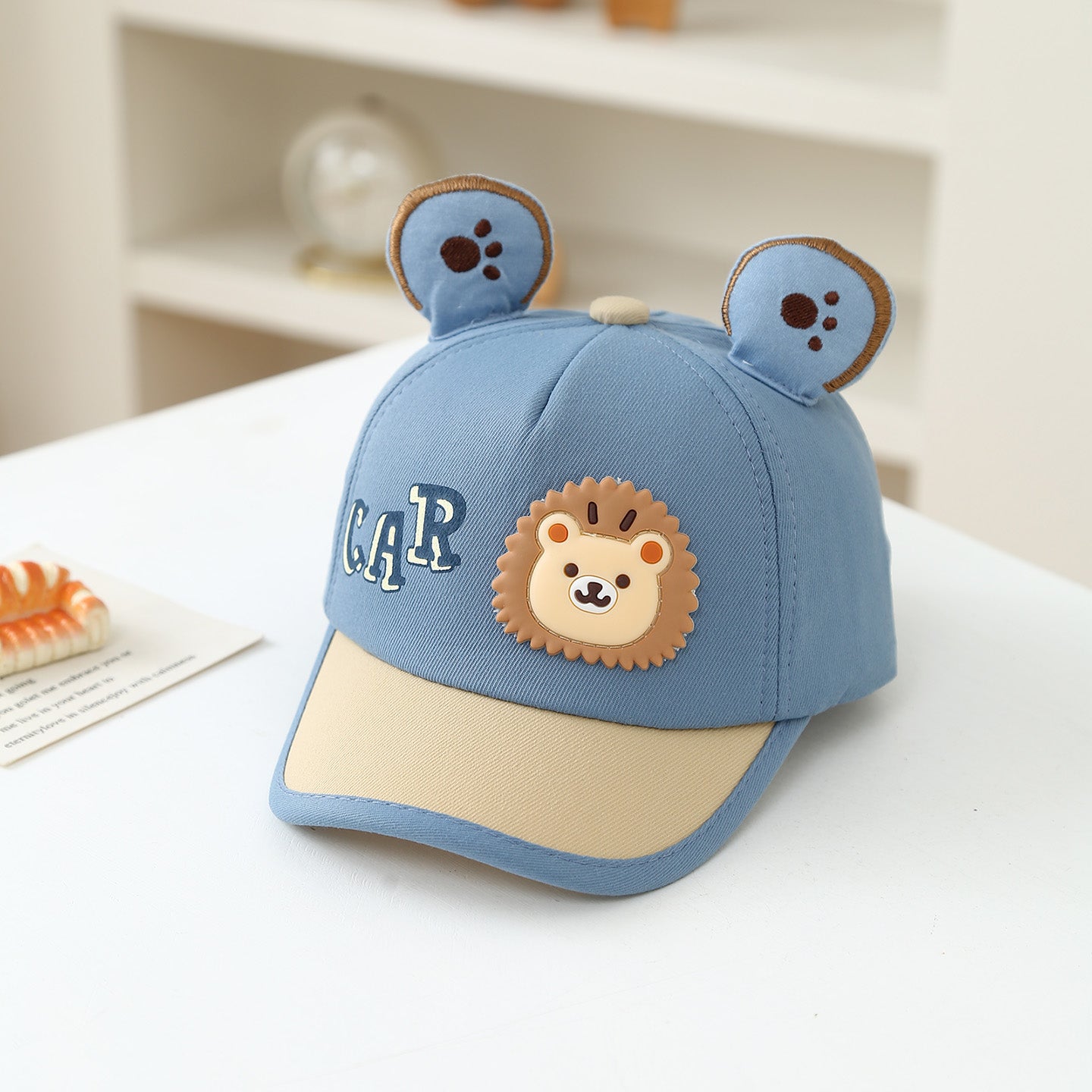 Été Garçons et filles multicolores Lion Tête Mode et mignon Casquette de baseball