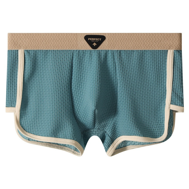 Slips de boxeur à fléchettes hommes en soie glacée