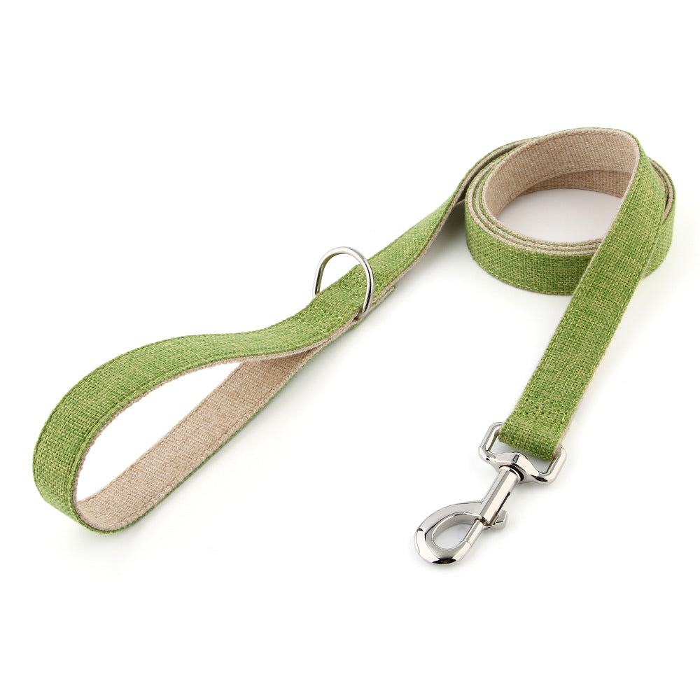 Feuille de chien coton et lin pour la marche extérieure