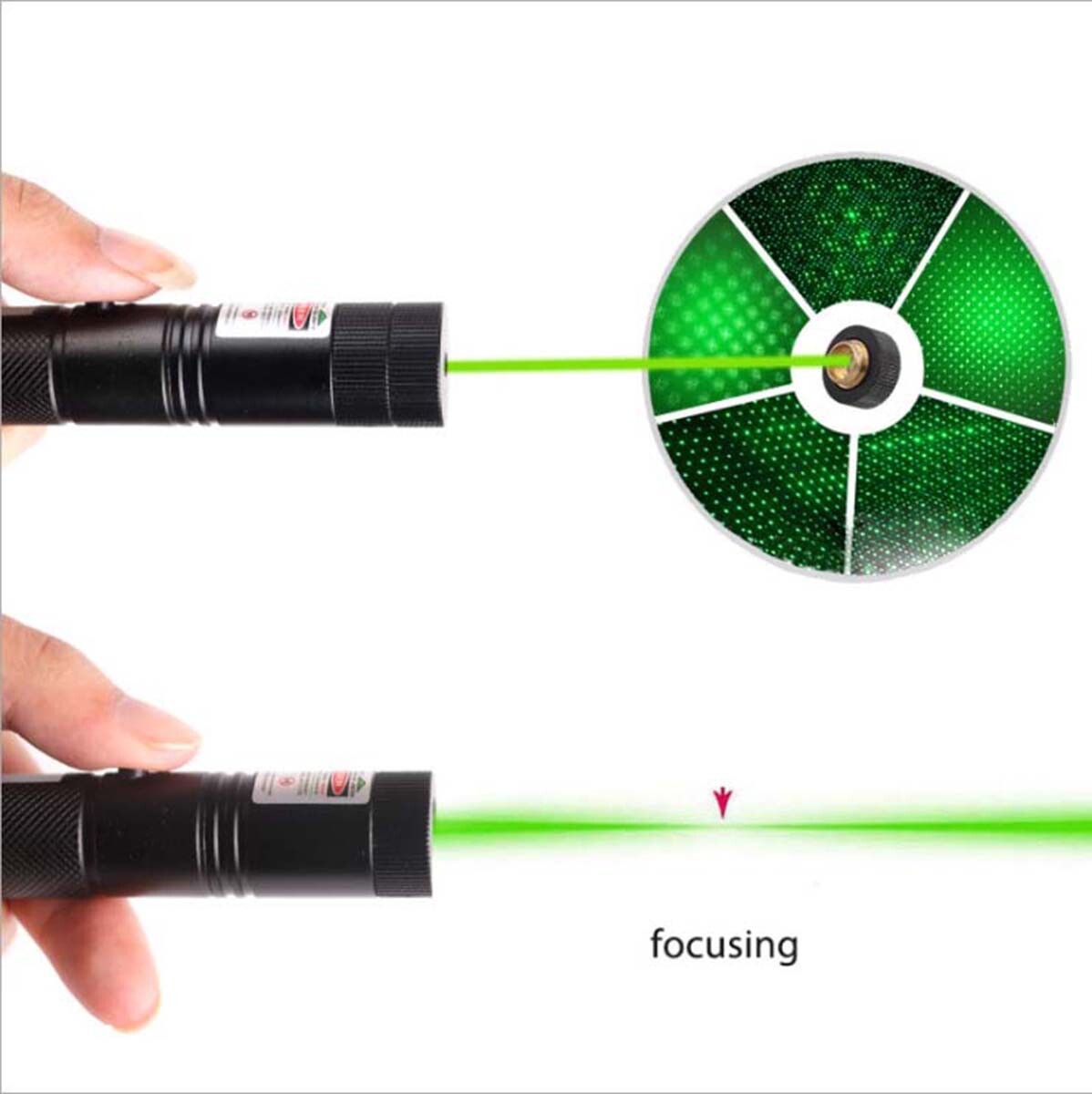 Stylo pointeur laser vert lampe USB rechargeable 990Miles 532NM Astronomie Lumière de faisceau visible