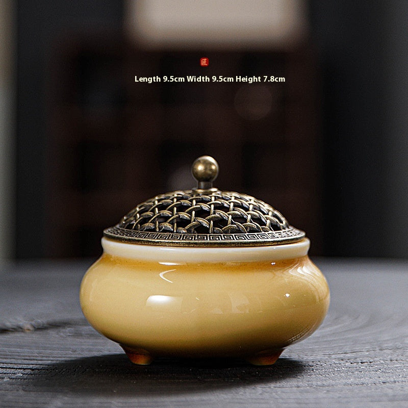 Zen Retro Encens céramique brûleur d'encens brûleur