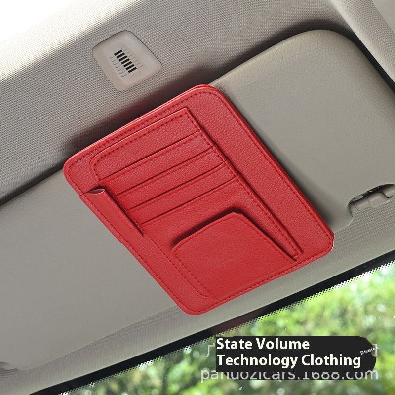 Voiture multifonction Automobile Sun Louver Clip de stockage