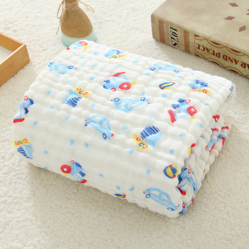 Simple impression Creative 6 couches Serviette de bain Gauze Baby