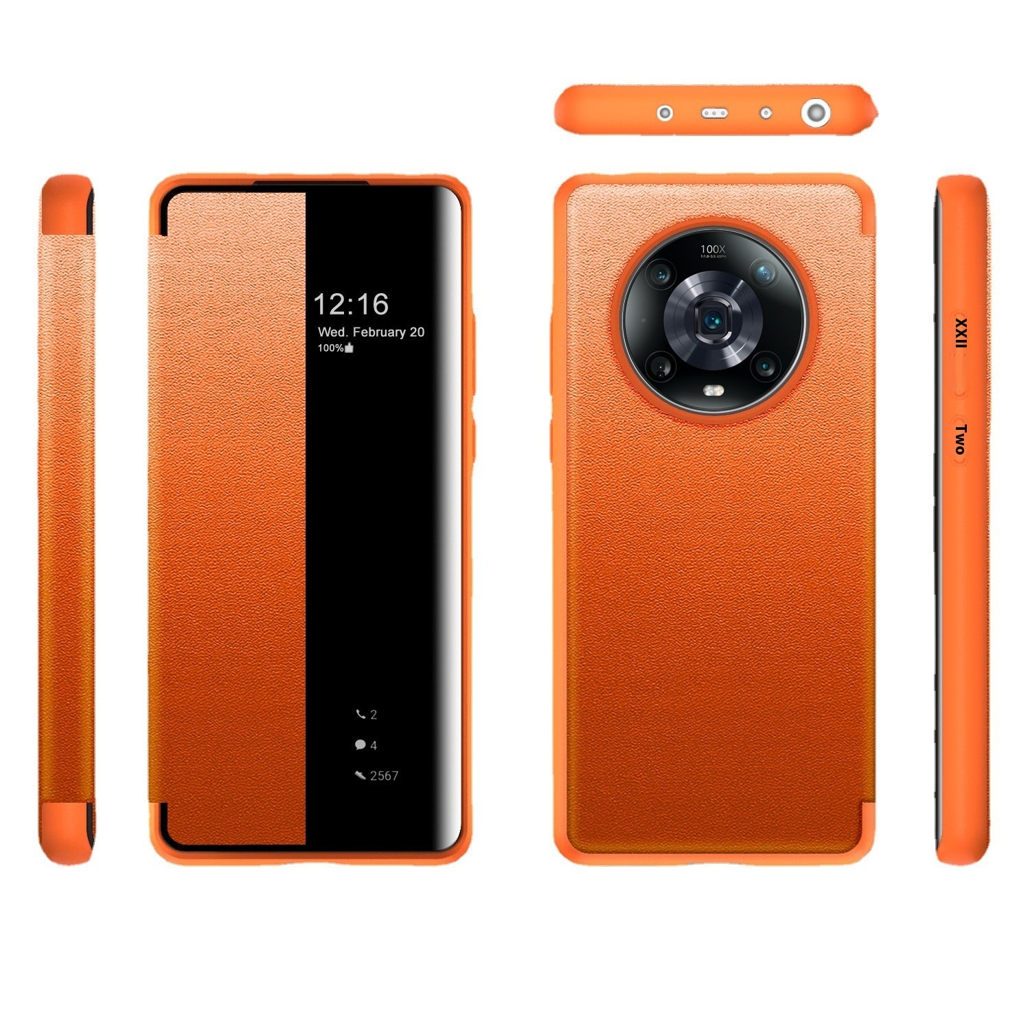 Smart Sleep Window Protective Shell Phone Case