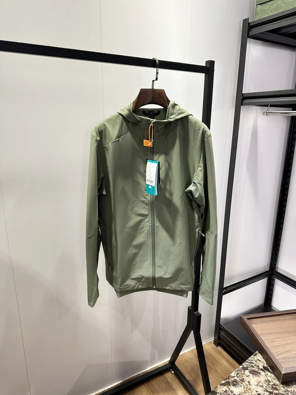 Rapide Dry Sun Protection Softshell Veste à capuche pour hommes