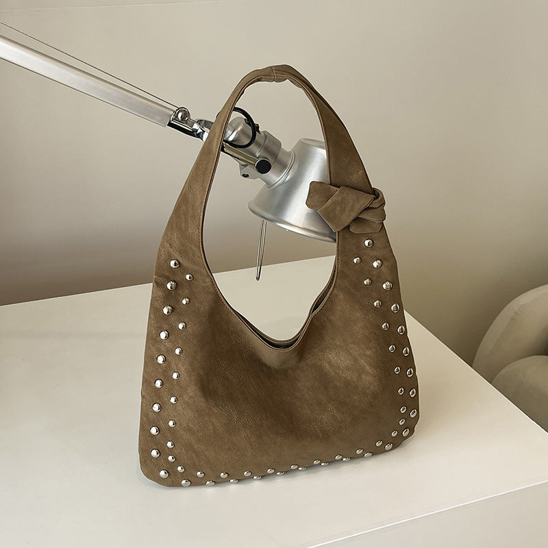 Sac à bandoulière vintage de grande capacité à la mode