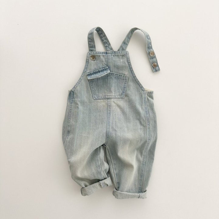 Garçons et filles Petits et plus âgés Retro Jeans Douces Une pièce Casual