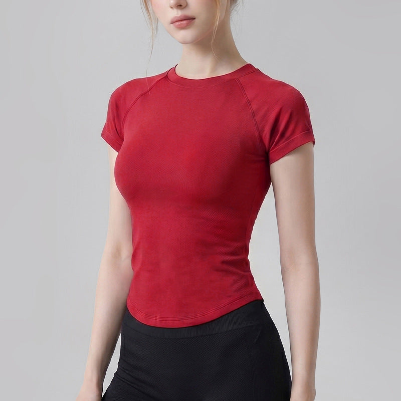T-shirt d'entraînement pour femmes à séchage rapide