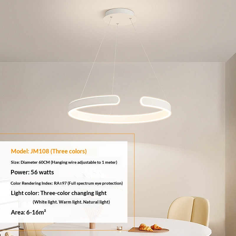 Restaurant Landelier Creative Light-Luxury Crystal Landelier Set